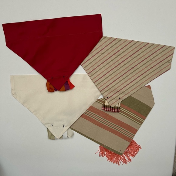 Designer Dog Bandana’s. Lined; 1 3/4” Casing for Collar. - Picture 3 of 3
